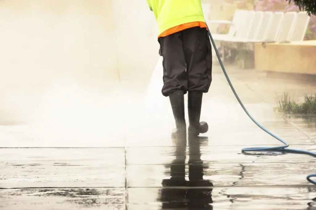 Pressure washing service